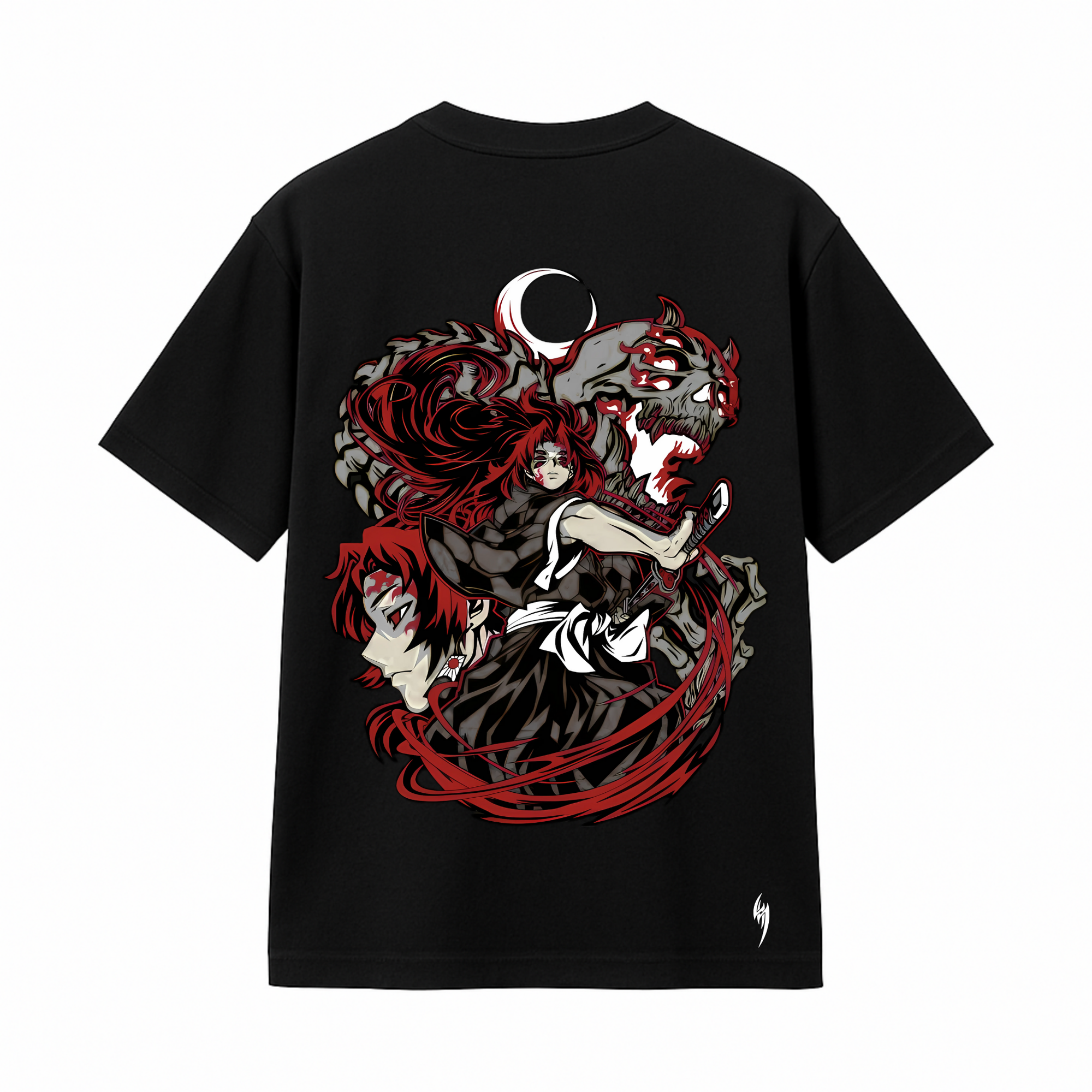 Kokushibō Drop Shoulder T-Shirt: Moonlit Sovereign