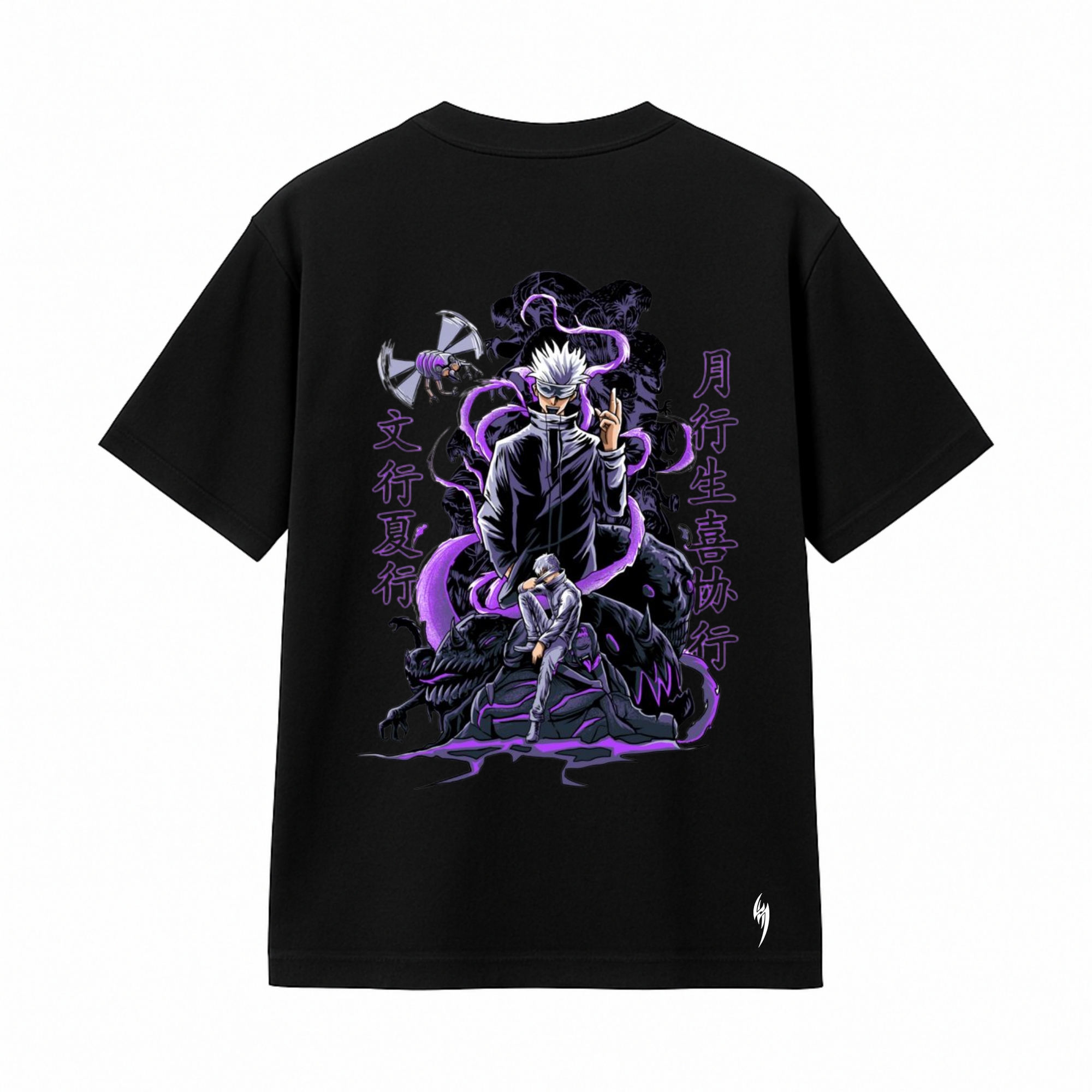 Gojo Satoru Drop Shoulder T-Shirt: Infinity Unleashed