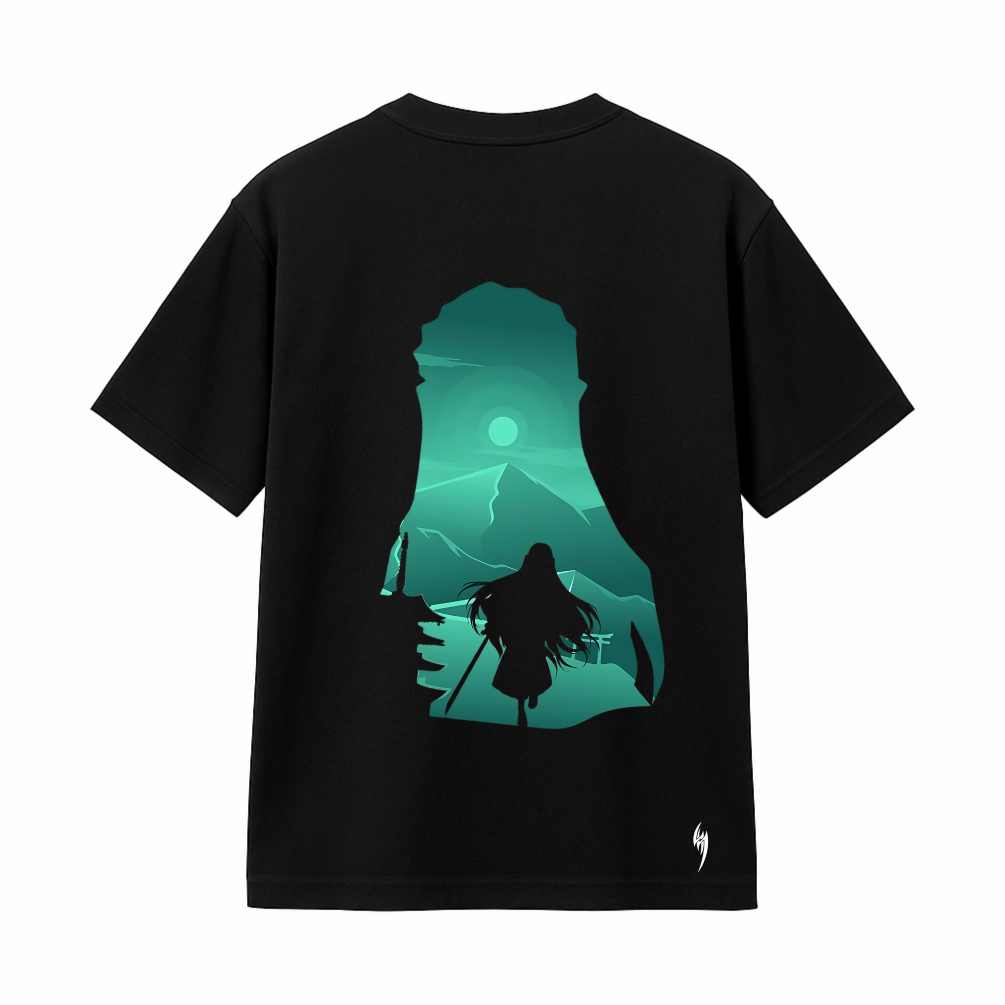 Muichirō Drop Shoulder T-Shirt: Mist Walker